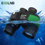 ESSLNB Marine Binoculars with Night Vision Compass Rangefinder 7X50 IPX7 100% Waterproof Military Binoculars for Adults Kids BAK4 FMC Floating Binoculars for Boating Hunting w/Bag and Floating Strap