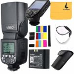 Godox V860II-S Ving 2.4G TTL Li-on Battery Camera Flash Speedlite Compatible for Sony Camera,Godox XPro-S Wireless Flash Trigger X System High-Speed with Big LCD Screen