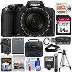 Nikon Coolpix B600 60x Wi-Fi Digital Camera with 64GB Card + Battery & Charger + Case + Flash + Tripod + Kit