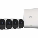 Arlo Pro 2 VMS4430P-100NAR Wireless Home Security Camera System with Siren, Rechargeable, Night Vision, Indoor/Outdoor, 1080p, 2-Way Audio, Wall Mount, 4 Camera Kit, White (Renewed)
