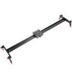 Neewer Aluminum Alloy Camera Track Slider Video Stabilizer Rail with 4 Bearings for DSLR Camera DV Video Camcorder Film Photography, Loads up to 17.5 pounds/8 kilograms (120cm)