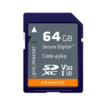 Promaster ADVANCED SDHC 64GB Memory Card 633X U3 V30