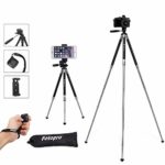 Fotopro Phone Tripod, 39.5 Inch Tripod for iPhone, Travel Tripod with Bluetooth Remote/Smartphone Mount, Lightweight Tripod for Samsung, Huawei