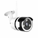 Outdoor Security Camera, 1080P Outdoor Surveillance Cameras with FHD Night Vision, Motion Detection, Two-Way Audio, IP66 Waterproof, Wired or WiFi Outdoor Camera, Cloud Storage (Updated Version)