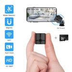 Ehomful Mini Spy Camera Wireless Hidden Camera for Home WiFi Mini Camera 1080P Portable Small Security Cameras Body Camera with App Night Vision/Motion Detective Nanny Cam for iPhone and Android Phone