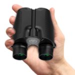 Compact Binoculars for Adults/Kids, 10×25 HD Roof Prism Folding Binoculars with Weak Light Night Vision for Bird Watching Hunting Hiking Concert Sports Travel, BAK4 Prism FMC Lens, Life Waterproof