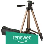 AmazonBasics 50-Inch Lightweight Tripod with Bag (Renewed)