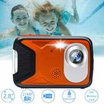 Underwater Camera Waterproof Digital Camera Full HD 1080P with 32GB TF Card for Snorkelling Waterproof Point and Shoot Digital Camera Action Camera