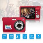 HD Mini Digital Cameras,Point and Shoot Digital Cameras for Kids Teenagers Beginners-Travel,Camping,Outdoors,School (Red 1)