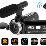 4K Video Camera Camcorder Digital Camera WiFi Video Camcorder 3.0 inch Touch Screen Night Vision Vlogging Camera Camcorder with Microphone