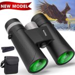 Compact Binoculars for Adults – High Power 12×42 Roof Prism Binocular with Low Light Night Vision,Waterproof Fogproof Binoculars for Bird Watching,Travel,Hunting,Wildlife,Concert