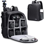 CADEN DSLR SLR Camera Bag Backpack for Mirrorless Cameras/Photographers, Camera Case Backpack Waterproof for Nikon Canon Sony Lens Tripod Accessories Photography Men Women