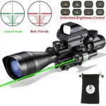 Scope Combo C4-16x50EG with Laser and 4 Holographic Red&Green Dot Sight
