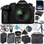 Panasonic Lumix DMC-FZ1000 Digital Camera 4K Point and Shoot Camera, 16X Leica DC Vario-Elmarit Zoom Lens Platinum Level Bundle