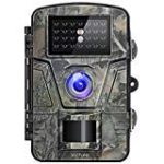 Victure Trail Game Camera with Night Vision Motion Activated 1080P 12MP Hunting Trap Cameras with Low Glow and Upgraded Waterproof IP66 for Outdoor Wildlife Watching