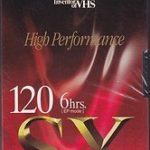 JVC T-120 SX 6 Hour VHS Cassette Tape – Blank – 4 pack