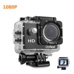 Matego Underwater Photography 1080P Sport DV Camera Waterproof 30m Action Cam 170Degree Ultra Wide Angle Outdoor Sport Camcorder For Water Sport Motorcycle Diving Camera Support Time Lapse HDMI Output