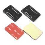 Airon 4 pcs Flat Curved Adhesive Mounts Accessorie 3M Compatible with Gopro 7 6 5 4 3+2 1, Any Action Camera