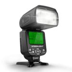 GEEKOTO Flash Speedlite, Off-Camera Flash, Flash Strobe Light, Flash Monolight GN38 with LCD Display for Canon Nikon and Other DSLR Cameras with Standard Hot Shoe