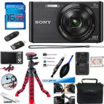 Sony DSC-W830 Digital Camera (Black) – Deal-Expo Essential Accessories Bundle