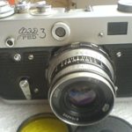 FED-3 USSR Soviet Union Russian RF 35mm Leica Copy Film Camera