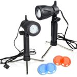 Emart Photography LED Continuous Light Lamp 5500K Portable Camera Photo Lighting for Table Top Studio – 2 Sets