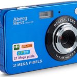 AbergBest 21 Mega Pixels 2.7″ LCD Rechargeable HD Digital Camera Video Camera Digital Students Cameras,Indoor Outdoor for Adult/Seniors/Kid (Blue)