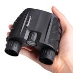SkyGenius 10×25 Compact Binoculars for Bird Watching, High Powered Binoculars Pocket Size for Theater, Concerts, Travel, BAK4 Roof Prism FMC Lens Binoculars for Adults Kids (0.53lb)