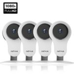 Home Security Camera, 1080P Indoor Security Camera Wireless Home Camera with Motion Detection, Cloud Storage, Two Way Audio, Night Vision, Pet Camera Alexa Compatible (4 Pack) (Security Cameras)