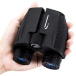 Aurosports 12×25 High Power Compact Binoculars Telescope for Adults Kids with Low Light Night Vision,Lightweight Folding Binocular for Bird Watching Hiking Travelling Concert Hunting