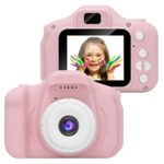 Kids Mini Digital Camera, Rechargeable Children Shockproof Digital Video Camcorders 2 Inch ScreennChristmas Birthday Party Gift for Year Old Boys Girls