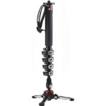 Manfrotto Xpro 5 Section Aluminum Video Monopod, Black (MVMXPROA5US)