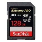 Sandisk Extreme Pro – Flash Memory Card – 128 GB – SDXC UHS-II – Black