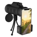 Labama Mini Portable Waterproof 40 x 60 High Definition Monocular Telescope+Compass+Phone Photo Clip+Tripod