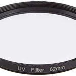 [Digital single-lens reflex camera lens protector] UV filter lens protection glass filter diameter ƒ³62mm LP-UV62BK (Black)