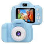 Kids Mini Digital Camera, Rechargeable Children Shockproof Digital Video Camcorders 2 Inch ScreennChristmas Birthday Party Gift for Year Old Boys Girls