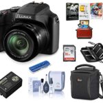 Panasonic Lumix DC-FZ80 Digital Point & Shoot Camera – Bundle with 16GB SDHC Card, Camera Bag, Cleaning Kit, Memory Wallet, Card Reader, Mac Software Package