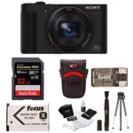 Sony DSC-HX80 High-Zoom Point and Shoot Camera with Sony 32GB Memory Card & Focus Accessory Bundle