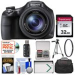 Sony Cyber-Shot DSC-HX400V Wi-Fi Digital Camera with 32GB Card + Case + Battery + Tripod + Filter + Kit