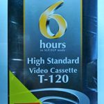 5-Pack Hs T-120 VHS Video Tape 6hr