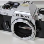 Nikon FG SLR film camera in chrome body