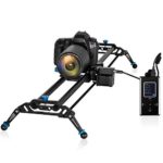 GVM Camera Slider, 31 Inches Electronic Motorized Timelapse Camera Dolly Rail Slider with Controller for Video Film Photography, Load up to 15.4lbs