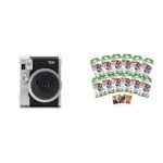 Fujifilm Instax Mini 90 Instant Film Camera Black w/ 120 Count Mini Film Pack