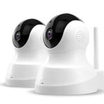 TENVIS Wireless Home Camera – HD Pet Cameras (2-Pack), Home Security System with Motion Detection, Two-Way Audio, Night Vision, PTZ, Indoor Surveillance System and Remote Monitor for Baby/Pet/Nanny