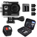 4K Sports Action Camera by REMALI, The Best Action Camera Package Available ON Amazon – Carrying Case, 2 Extra Batteries, Dual Battery Charger, Remote Control, 19 Mounts and Accessories!! Buy Now!