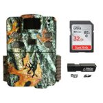 Browning Strike Force HD Pro X (2019) Trail Game Camera Bundle Includes 32GB Memory Card and J-TECH Card Reader (20MP) | BTC5HDPX