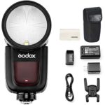 Godox V1-S Round Head Camera Flash Speedlite Flash for Sony DSLR Camera