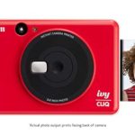 Canon IVY CLIQ Instant Camera Printer, Mini Photo Printer with 2″X3″ Sticky-Back Photo Paper(10 Sheets)