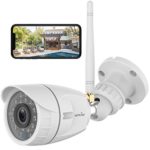 Outdoor Security Camera, Wansview 1080P Wireless WiFi Home Surveillance Waterproof Camera with Night Vision, Motion Detection, Remote Access, Compatible with Alexa-W4