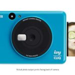 Canon IVY CLIQ Instant Camera Printer, Mini Photo Printer with 2″X3″ Sticky-Back Photo Paper(10 Sheets)